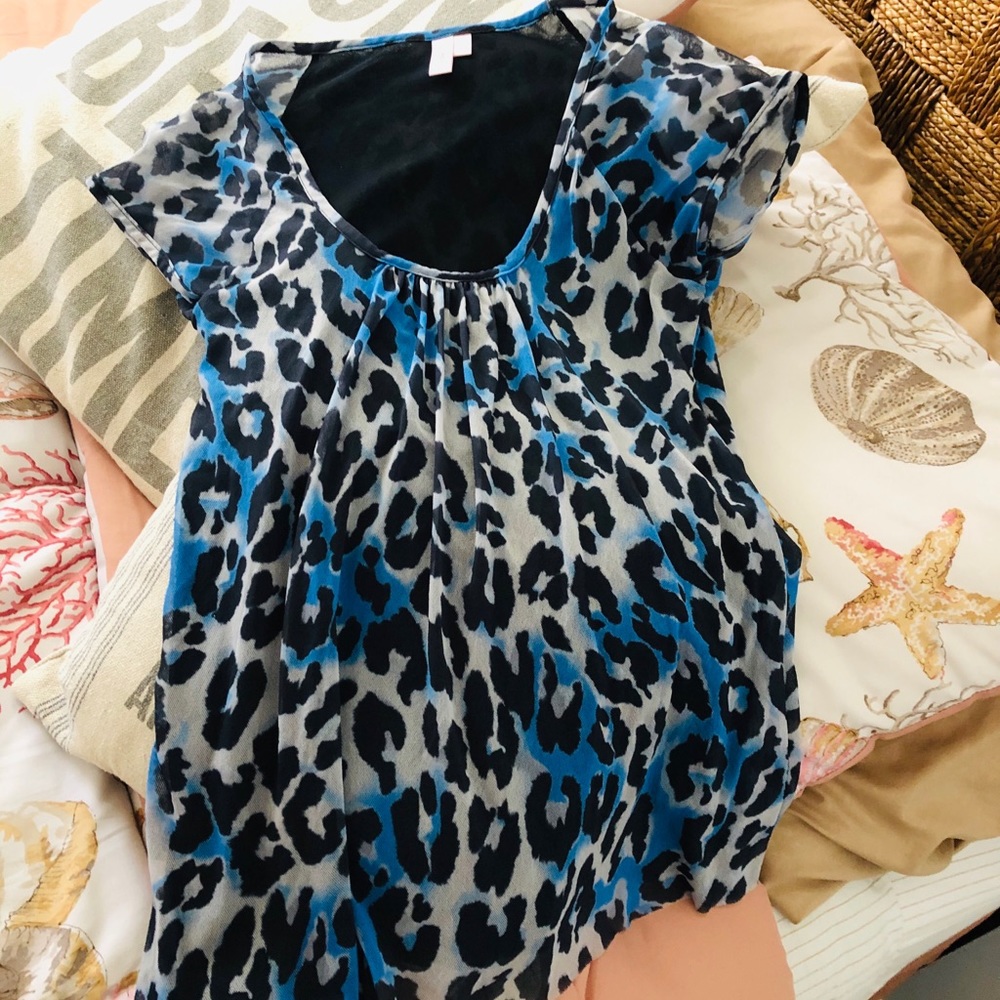 Sweet Pea sheer lined top